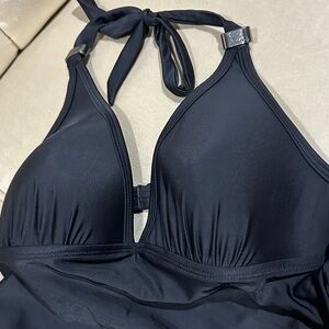 Lole Black Halter one piece Swim suit